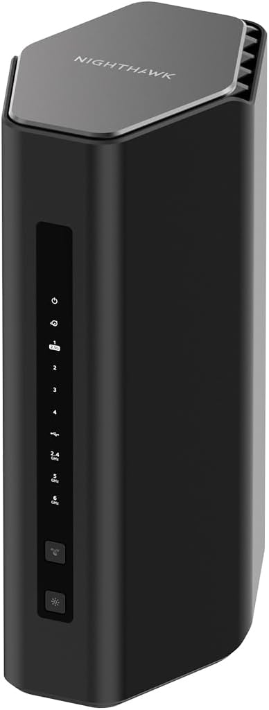 NETGEAR Nighthawk Tri-Band WiFi 7 Router – Security Features, BE12000 Wireless by Amazon+Renewed