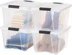 IRIS USA 4-Pack 32 Quart Storage Bins by IRISUSA