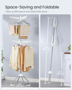 SONGMICS Clothes Drying Rack, 75.6-Inch Drying Rack, 6 Rotatable Arms - Image 3