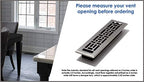 Decor Grates PL212-OB 2-Inch by 12-Inch Plastic Floor Register, Oak Brown - Image 4