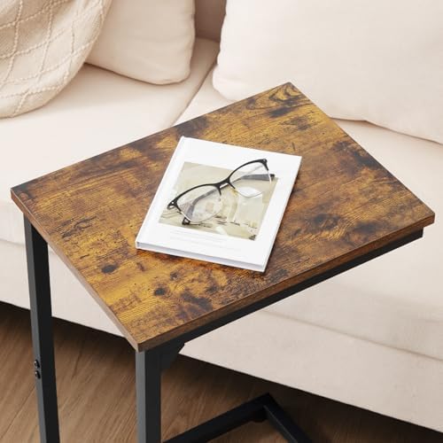 AMHANCIBLE C Shaped End Table Set of 2, Couch Side Table that Slide Under - Image 6