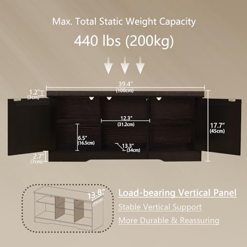 DINZI LVJ Shoe Storage Bench - Image 3