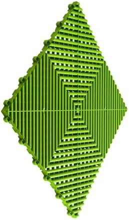 Swisstrax Ribtrax PRO Garage Floor Tiles, Techno Green - Image 2