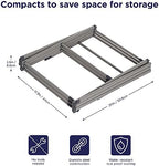 BLACK+DECKER 3 Tier Expandable Collapsing Foldable Laundry Rack - Image 3