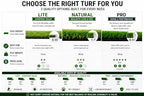 Ottomanson Artificial Grass Runner Lite 31" x 8' - Image 2
