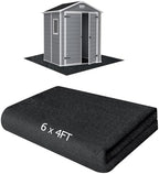 6x4FT Outdoor Storage Shed Floor Mat, Tent Carpet by RUNZEG