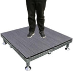 Patio Raised Deck Platform 84x84cm, Modular Floating Deck Kit by ESOYAWE