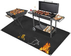 Under Grill Mat for Outdoor Grilling, 80 x 48 inches Double-Sided Fireproof by Unknown