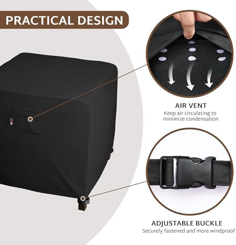 iBirdie Outdoor Fire Pit Cover 28 x 28 inch, - Image 3