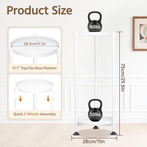 LASZOLA Plant Stand Tall Flower Holder - Image 2