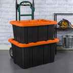 Sterilite 12 Pack 27 Gal Industrial Storage Tote - Image 4