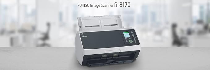 Fujitsu fi-8170 Document Scanner High Speed Scanner, LAN Connectivity, Good - Image 2