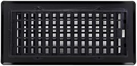 Decor Grates PL408-BLK 4-Inch by 8-Inch Plastic Floor Register - Image 2