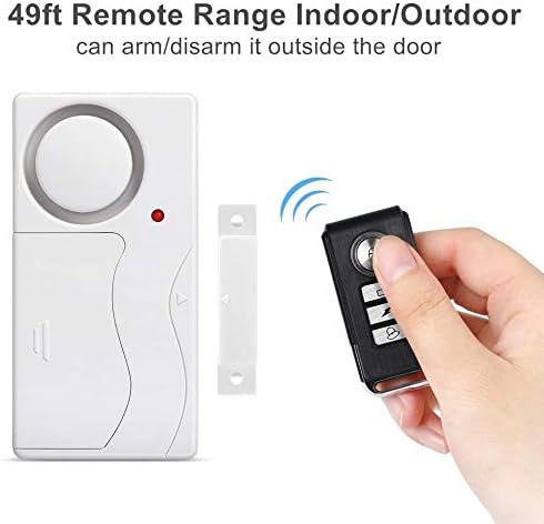 WSDCAM Door Alarm Wireless Anti-Theft Remote Control Door and Window Security - Image 2