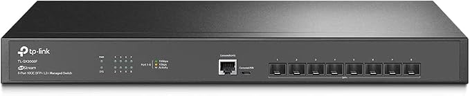 TP-Link Omada SX3008F | 8 Port 10G SFP+ Enterprise Level Switch | L2+ Smart by TP-Link