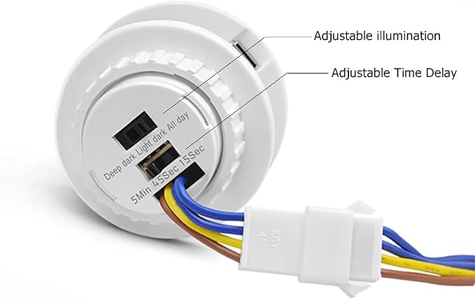 Mini Motion Sensor Light Switch 110-220V PIR Sensor Smart Detection Time Delay - Image 4