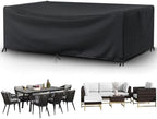 Outdoor Patio Furniture Set Covers Waterproof 600D Garden Dining Table Cover by Ziewee