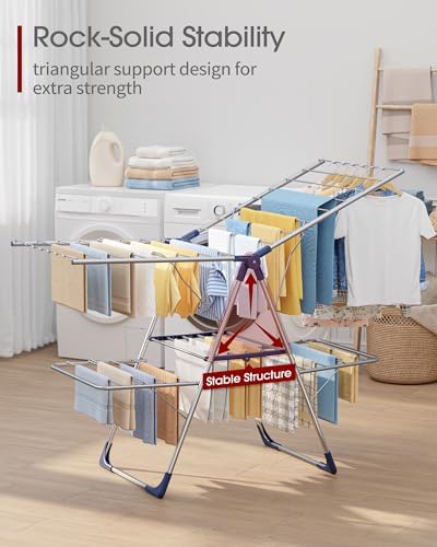 Sakugi Clothes Drying Rack, Foldable 2-Level - Image 6