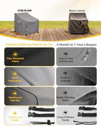 Patio Chair Covers Waterproof, Heavy Duty, 2 Pack - Image 6