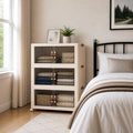 SAILUN 348Qt Stackable Storage Bins, Storage Cabinet a Lid by SAILUN