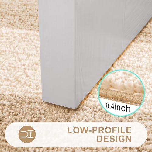 Kitinjoy Indoor Outdoor Door Mat, 59x20 Non-Slip Dirt Trapper Doormats - Image 4