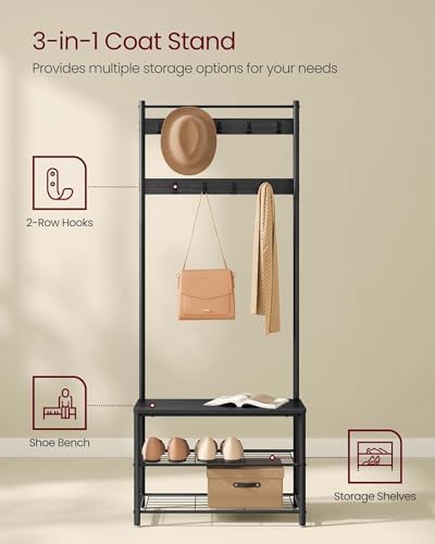 VASAGLE Coat Rack, Hall Tree - Image 3