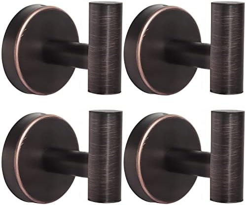 Bathroom Robe Towel Hooks Coat Wall Hook Stainless Steel Heavy Duty Door Hanger by Homagic