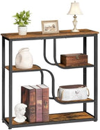 HOOBRO 29.5" Console Table, 5-Tier Narrow Entryway Table, Sofa Table by HOOBRO