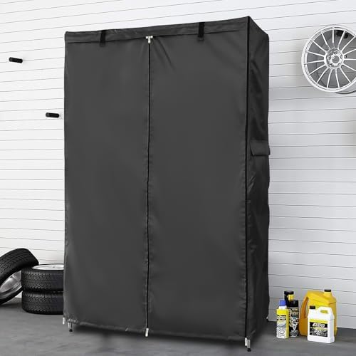 Waterproof Shelf Cover, Outdoor 600D Heavy Duty Dustproof Storage Shelves Cover - Image 2