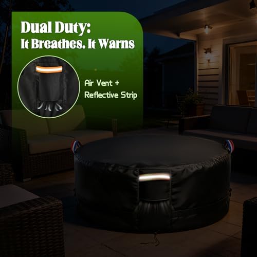 Fire Pit Cover 44" D x 24" H - Image 3