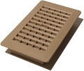 Decor Grates PL408-TA Plastic Floor Register, 4x8 Inch Duct Opening by DecorGrates