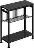 End Table for Small Space, 3-Tier Narrow Side Table by HOME