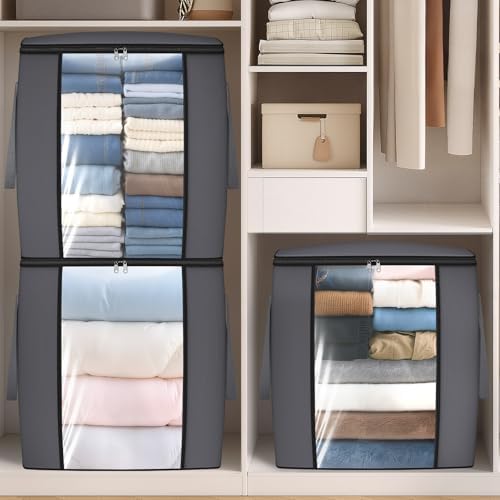 TasticTotes 120L Extra Large Blanket Clothes Storage Bags, 2 Pack - Image 7