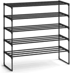 SONGMICS Shoe Rack, 5-Tier Shoe Organizer, Metal Storage Shelf by SONGMICSbySONGMICSHOME