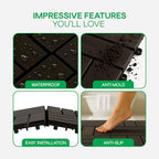 IDZO Interlocking Acacia Deck Tiles 9.6 SQFT - Image 4