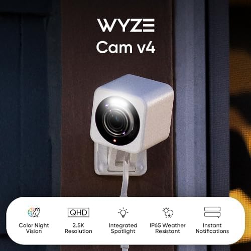 WYZE Cam v4, 2.5K WiFi Security Camera, Indoor/Outdoor Cameras - Image 2