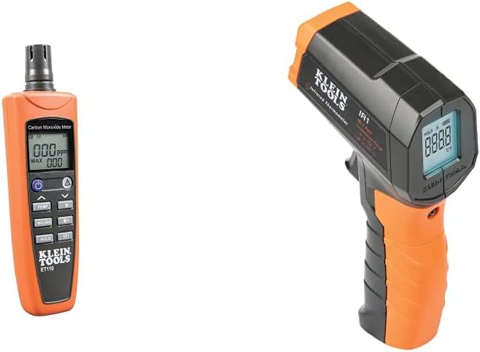 Klein Tools ET110 CO Meter, Carbon Monoxide Tester and Detector by KleinTools