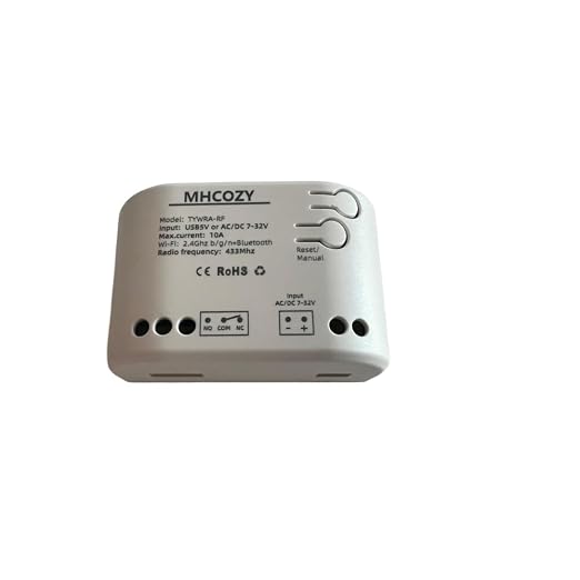 1 Channel USB 5V 7-32V Tuya app WiFi Wireless Remote Dry Contact Smart Relay by MHCOZY
