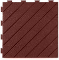 Playsafer Slatted Rubber Interlocking Tile by Playsafer