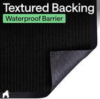 GORILLA GRIP Traffic Guard Indoor Outdoor Heavy Duty Door Mat, 29x17 Black - Image 6