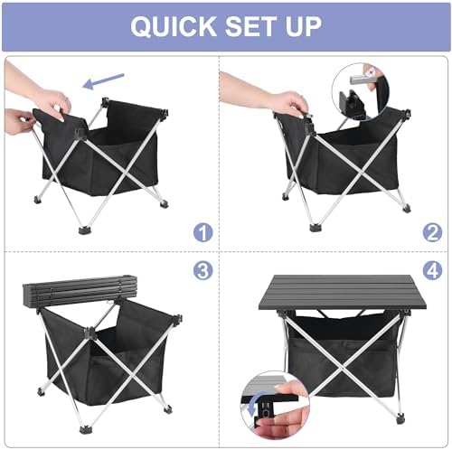 Grope Ultralight Aluminum Camping&Beach Table - Image 4