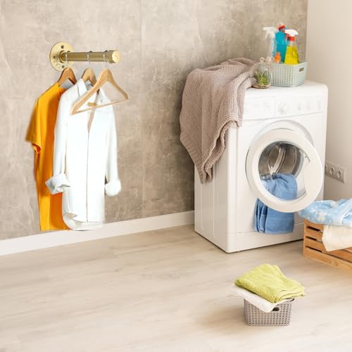 Sumnacon Wall Mounted Clothes Rack - Image 2