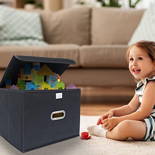 STOREONE Fabric Storage Cube Bins Foldable Organizer Container Collapsible - Image 5