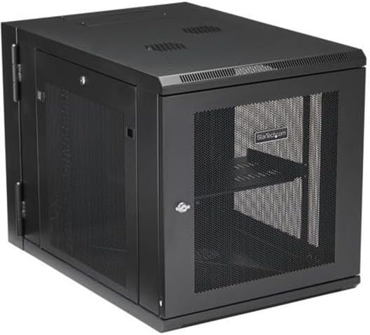 StarTech 4-Post 12U Wall Mount Network Cabinet w/ 1U Shelf, Ships Fully - Image 3