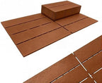 Plastic Interlocking Deck Tiles, Outdoor Patio Flooring 30 sq ft by ARRYNTHEON
