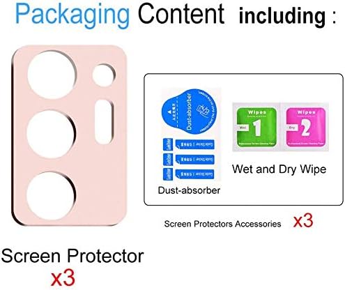 Suoman 3-Pack for Samsung Note 20 Ultra Camera Lens Protector - Image 2
