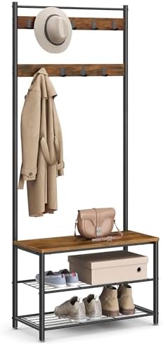 VASAGLE Coat Rack, Hall Tree by VASAGLEbySONGMICSHOME