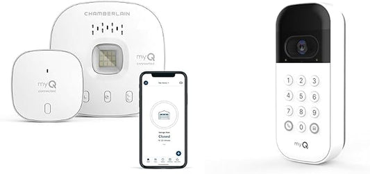 CHAMBERLAIN myQ Smart Garage Video Keypad & Garage Control w/Wide-Angle Camera by Chamberlain%7CmyQ