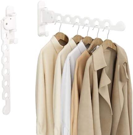 wall Mounted Clothes Drying Folding Hanger Rack by iMonse