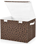 Bolaz Leopard Print Animal Pattern Storage Bins by Unknown